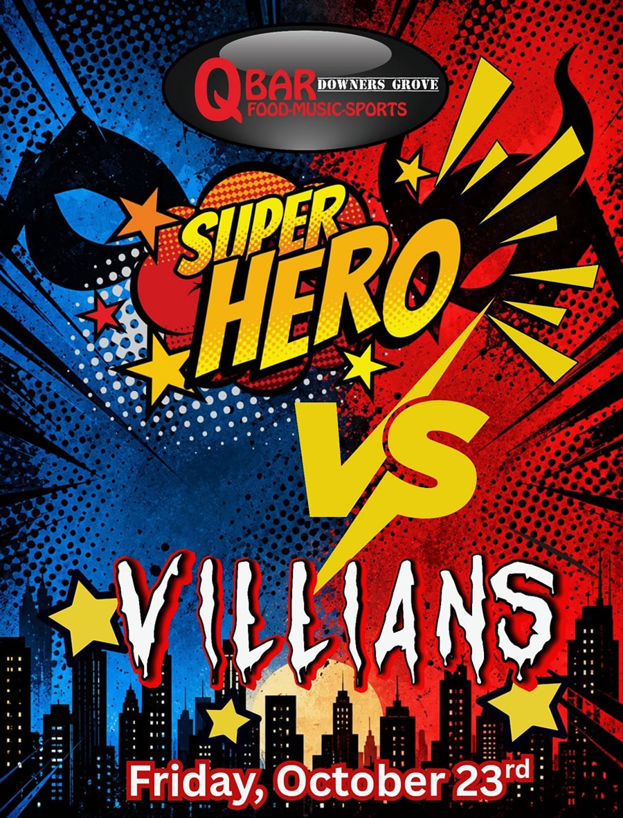 Super Hero vs Villians Q Downers